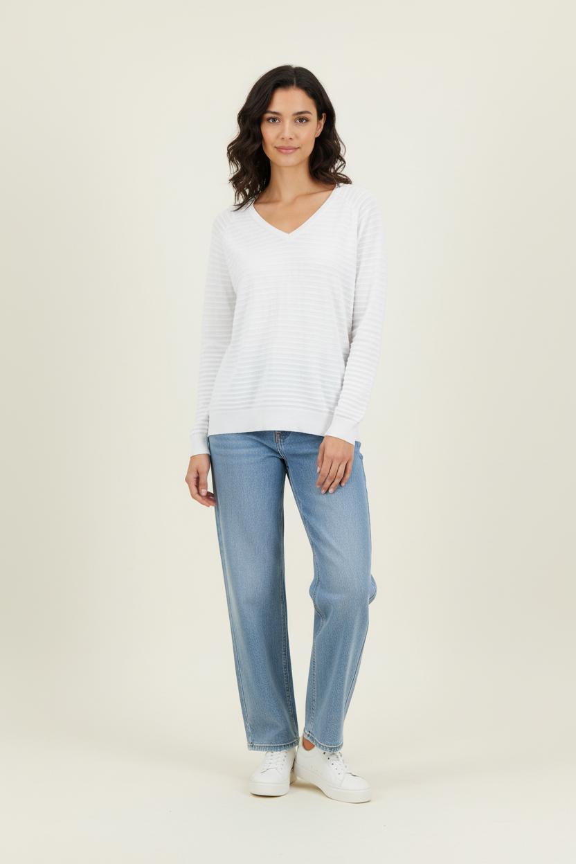 Pull Blanc - Taille XS/34 de la marque ZAPA | PARAD60587 - Vendu par Paradigme - Image 1