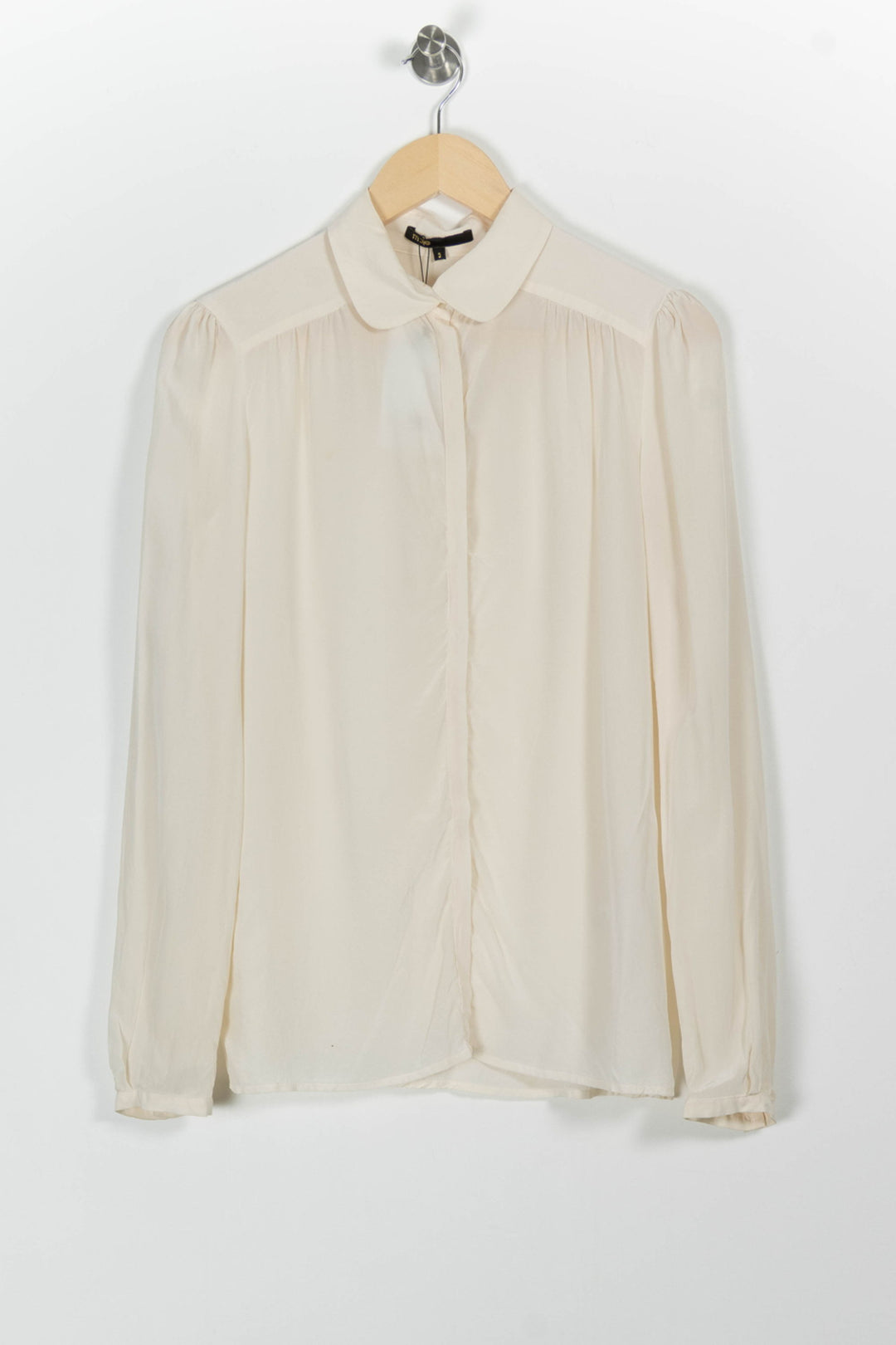 Blouse Blanche - Taille L/40 de la marque Maje | PARAD60646 - Vendu par Paradigme - Image 2