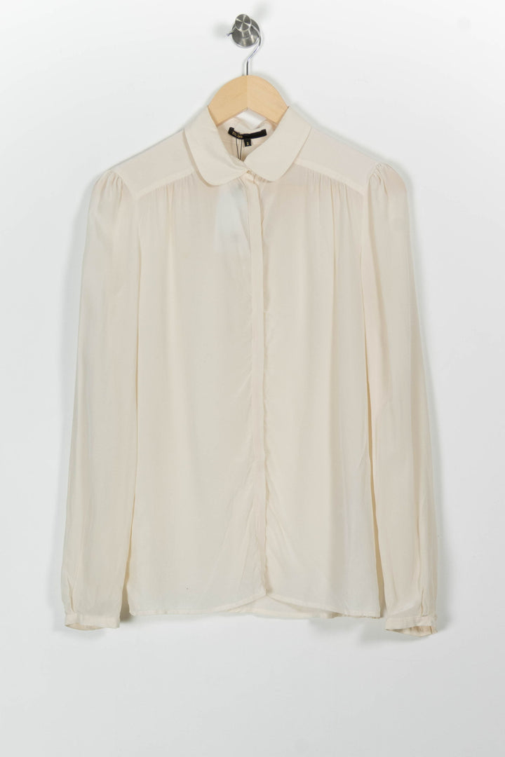 Blouse Blanche - Taille L/40 de la marque Maje | PARAD60646 - Vendu par Paradigme - Image 2