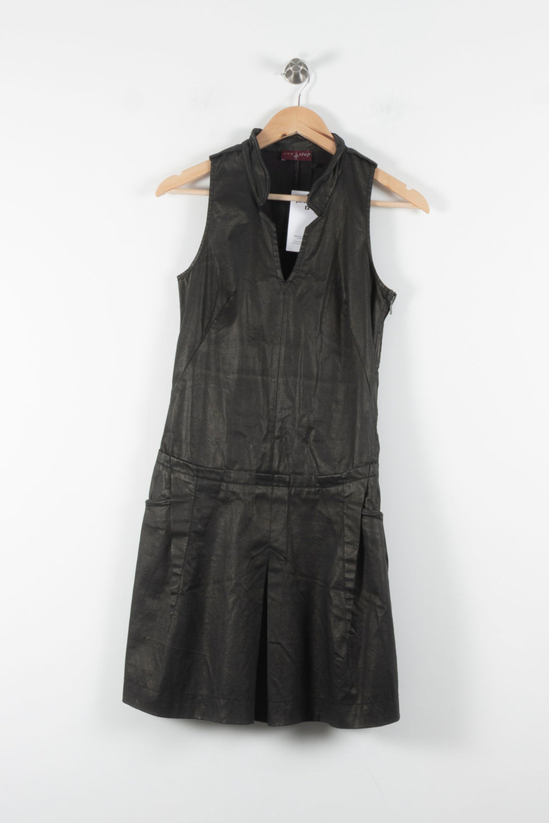 Robe Sans Manches Marron - Taille S/36 de la marque One Step | PARAD60650 - Vendu par Paradigme - Image 2