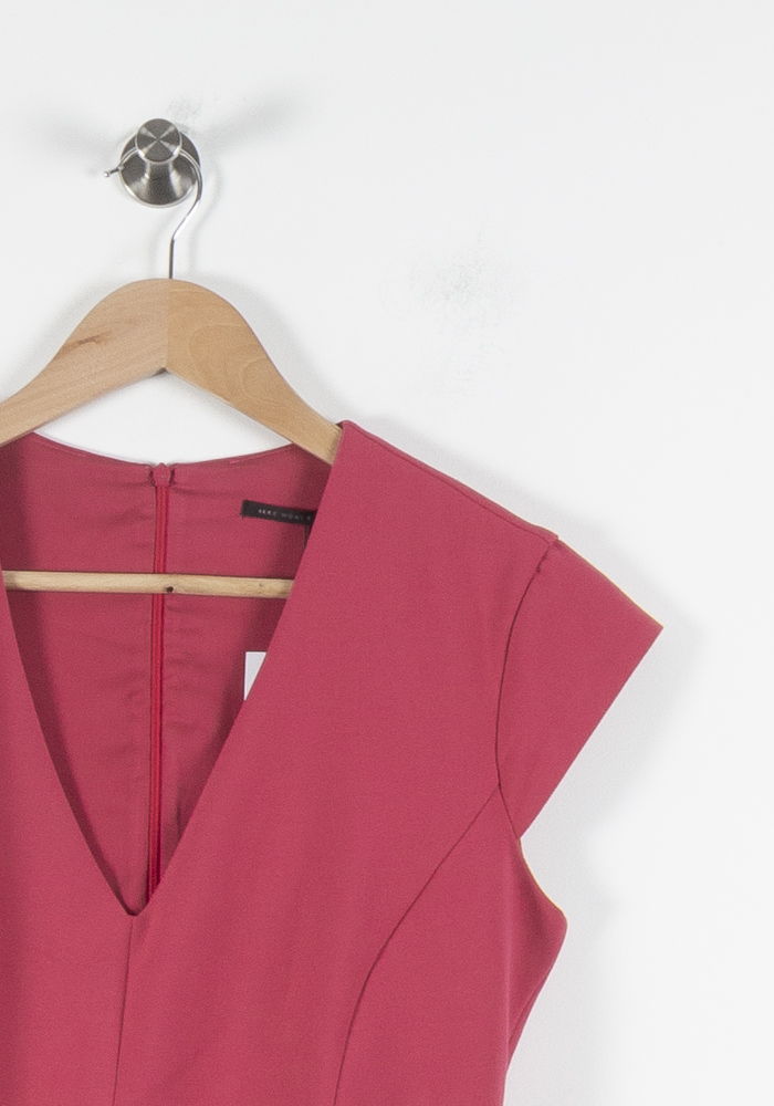 Robe Évasée Rose - Taille M/38 de la marque IKKS | PARAD60651 - Vendu par Paradigme - Image 3