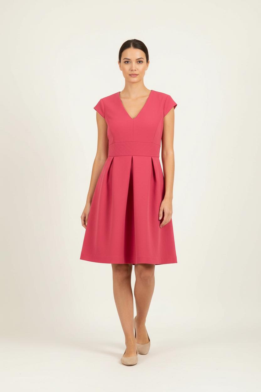 Robe Évasée Rose - Taille M/38 de la marque IKKS | PARAD60651 - Vendu par Paradigme - Image 1