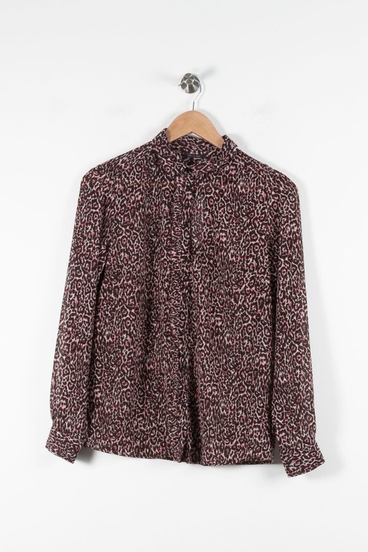 Chemise Rose et Noire - Taille S/36 de la marque IKKS | PARAD60655 - Vendu par Paradigme - Image 2