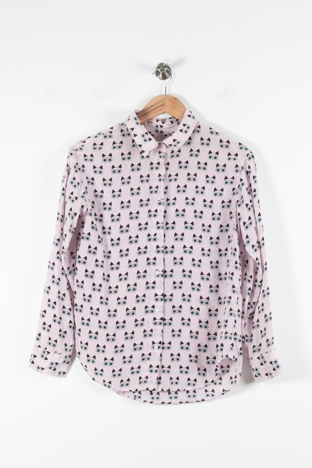 Chemise Rose et Noire - Taille M/38 de la marque Sandro | PARAD60674 - Vendu par Paradigme - Image 2