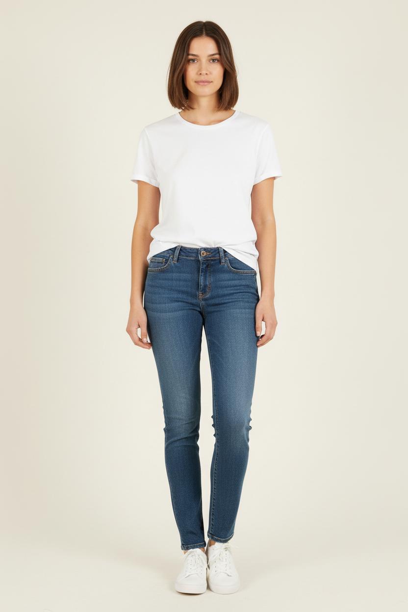 Jean Slim Bleu - Taille XS/34 de la marque IKKS | PARAD60694 - Vendu par Paradigme - Image 1