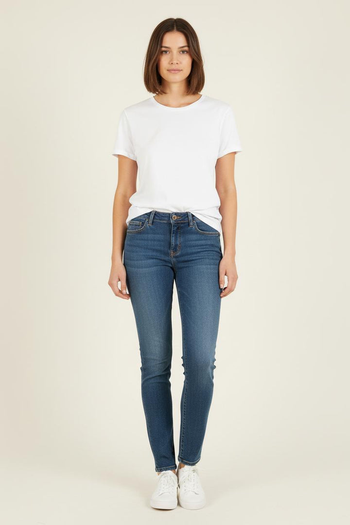 Jean Slim Bleu - Taille XS/34 de la marque IKKS | PARAD60694 - Vendu par Paradigme - Image 1