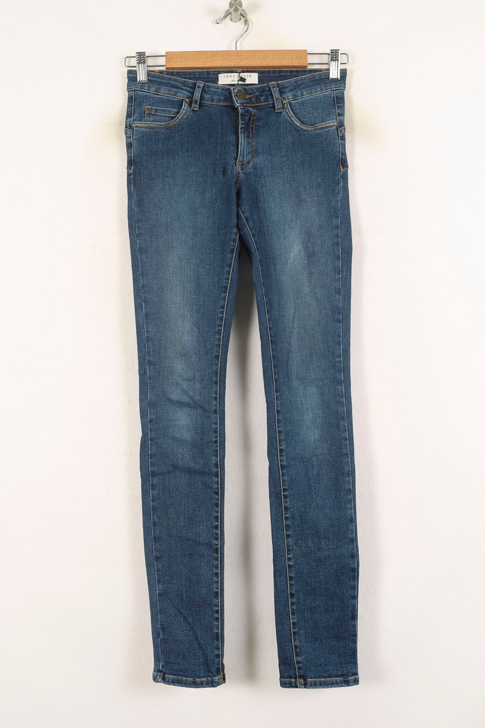 Jean Slim Bleu - Taille XS/34 de la marque IKKS | PARAD60694 - Vendu par Paradigme - Image 2