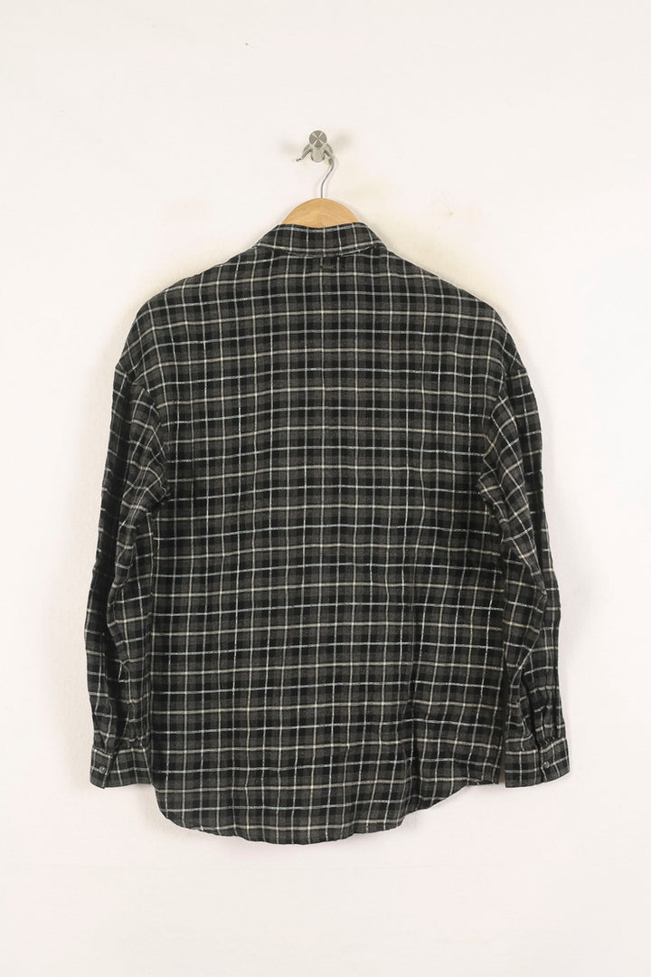 Chemise À Carreaux Noire et Blanche - Taille XS/34 de la marque IKKS | PARAD60698 - Vendu par Paradigme - Image 4