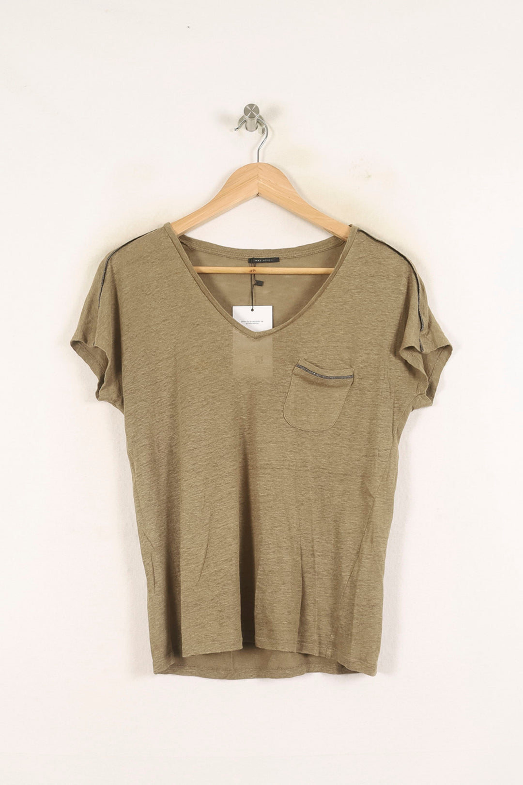 Tee-shirt Vert - Taille XS/34 de la marque IKKS | PARAD60701 - Vendu par Paradigme - Image 2