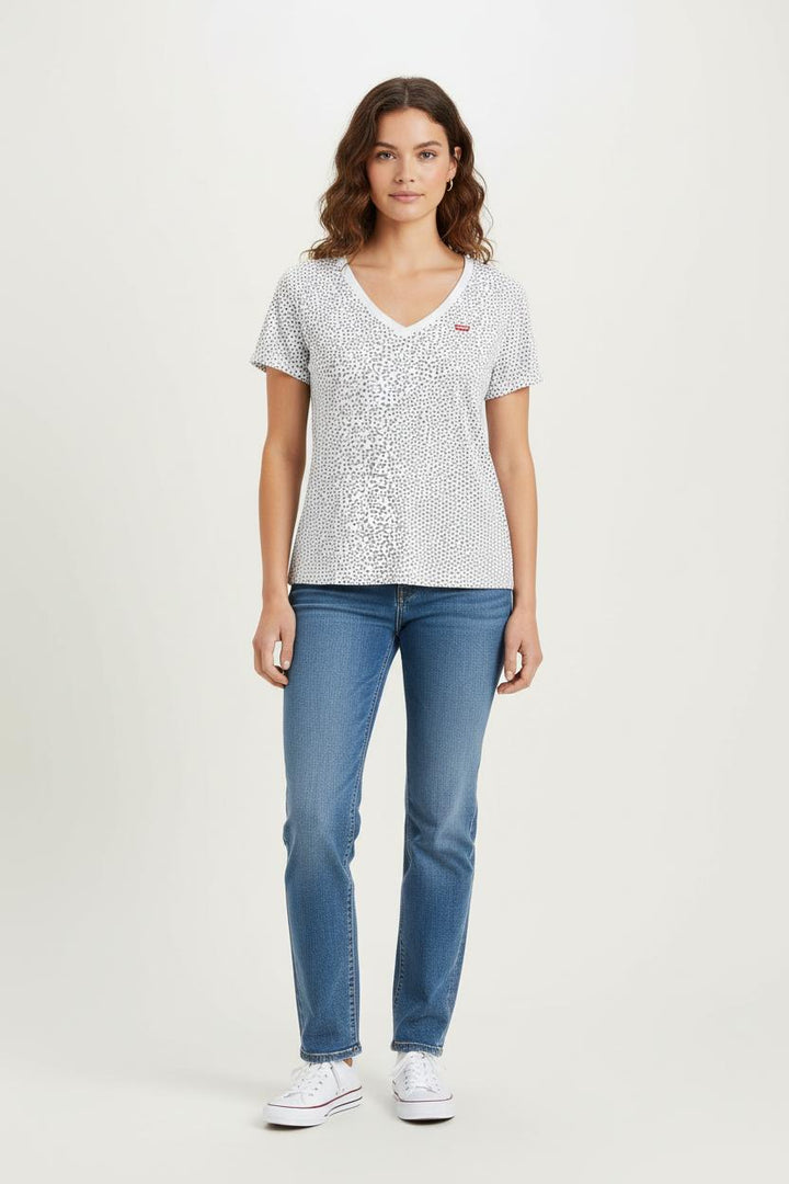 Tee-shirt Blanc et Noir - Taille M/38 de la marque Levi's | PARAD60709 - Vendu par Paradigme - Image 1