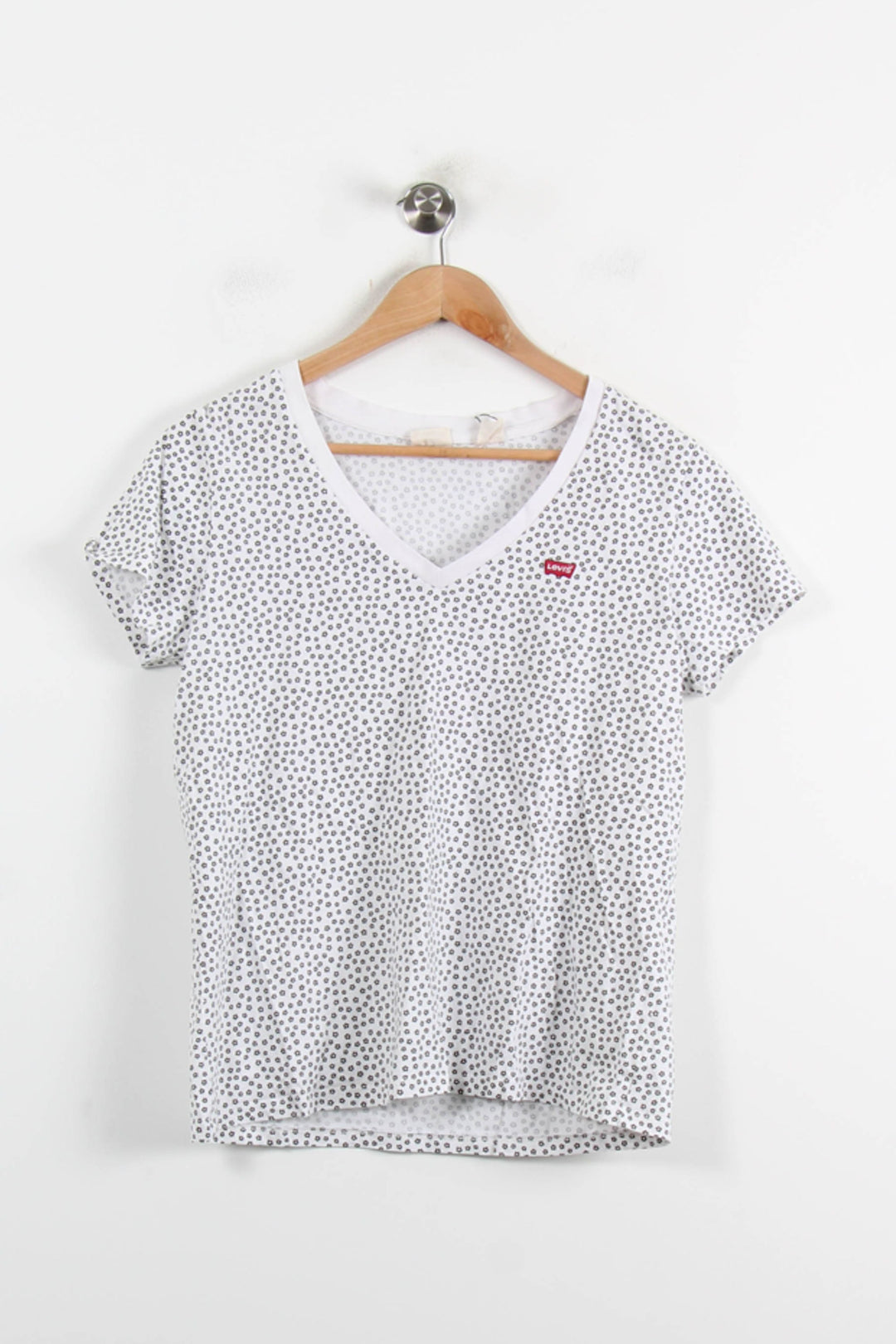 Tee-shirt Blanc et Noir - Taille M/38 de la marque Levi's | PARAD60709 - Vendu par Paradigme - Image 2