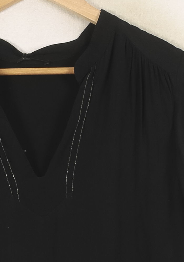 Robe Courte Noire - Taille M/38 de la marque IKKS | PARAD60711 - Vendu par Paradigme - Image 3