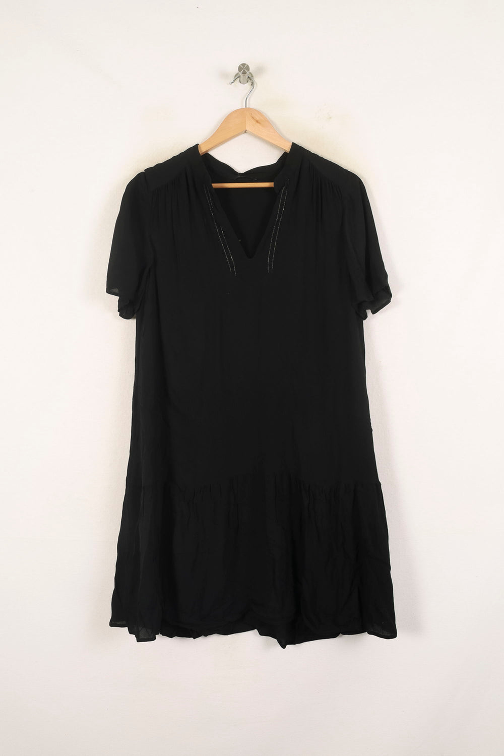 Robe Courte Noire - Taille M/38 de la marque IKKS | PARAD60711 - Vendu par Paradigme - Image 2