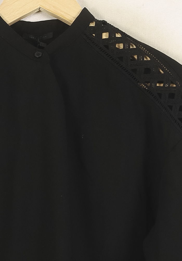 Robe Courte Noire - Taille S/36 de la marque IKKS | PARAD60714 - Vendu par Paradigme - Image 3