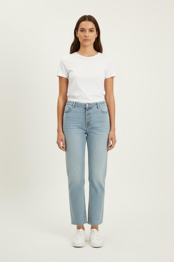 Jean Droit Bleu - Taille XL/42 de la marque IKKS | PARAD60719 - Vendu par Paradigme - Image 1