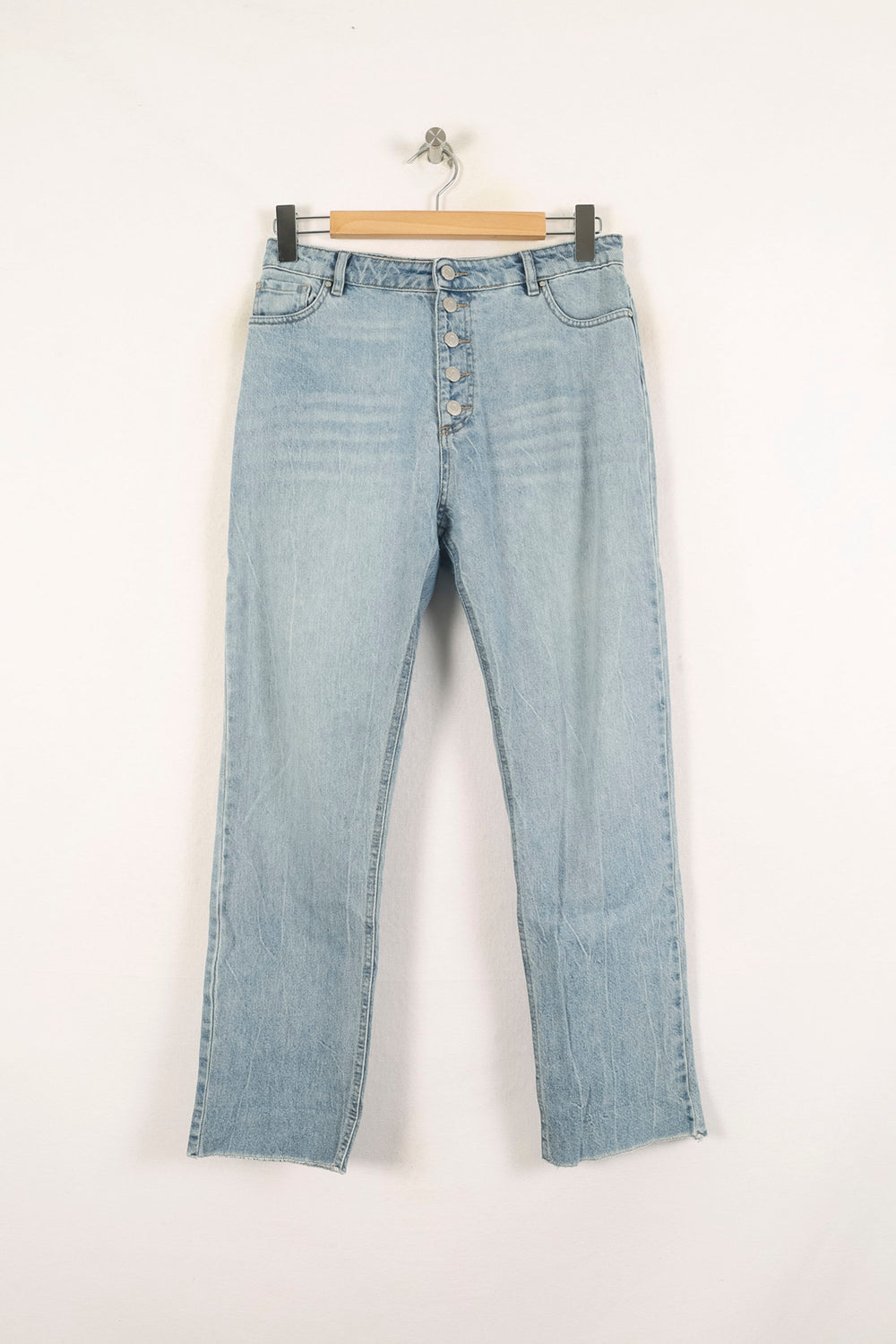 Jean Droit Bleu - Taille XL/42 de la marque IKKS | PARAD60719 - Vendu par Paradigme - Image 2