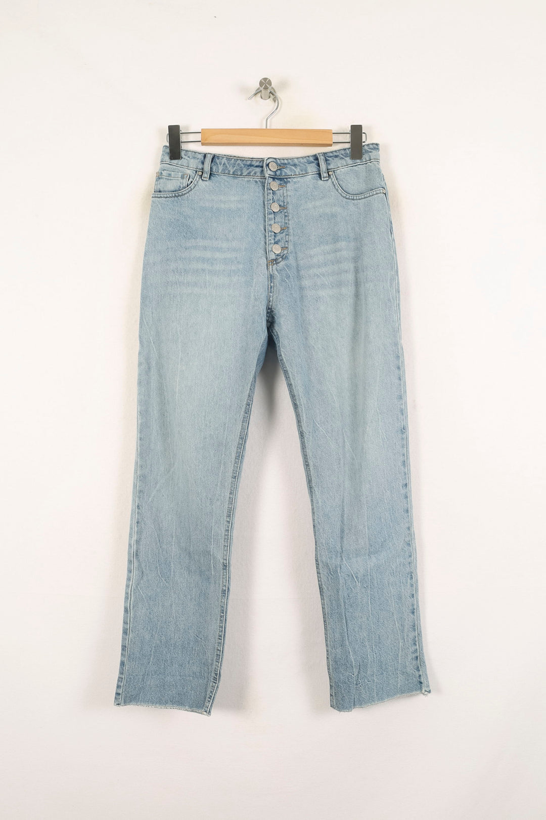 Jean Droit Bleu - Taille XL/42 de la marque IKKS | PARAD60719 - Vendu par Paradigme - Image 2