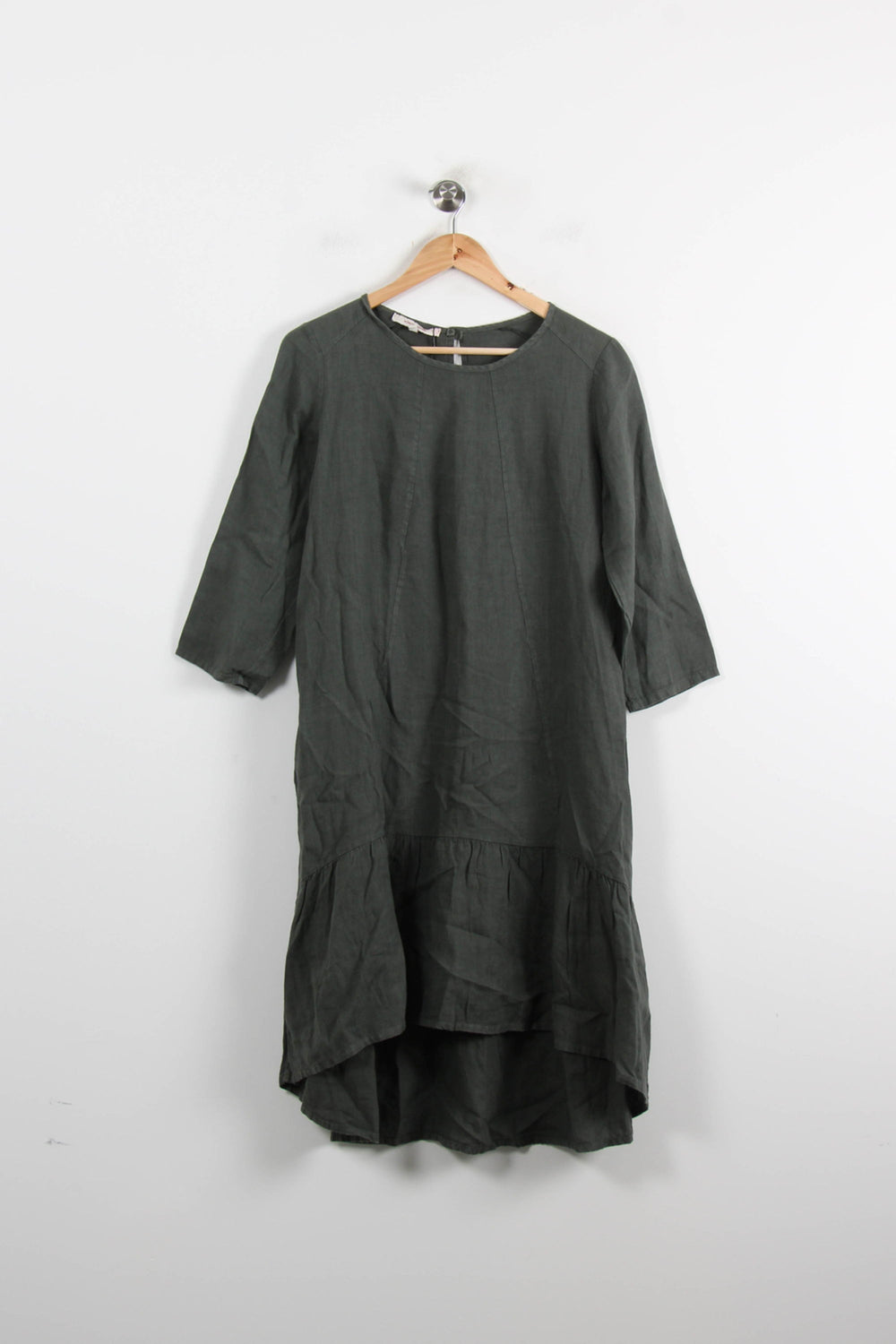 Robe Midi Verte - Taille S/36 de la marque La Fée Maraboutée | PARAD60721 - Vendu par Paradigme - Image 2