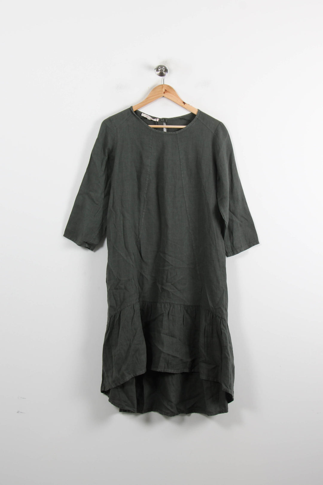Robe Midi Verte - Taille S/36 de la marque La Fée Maraboutée | PARAD60721 - Vendu par Paradigme - Image 2