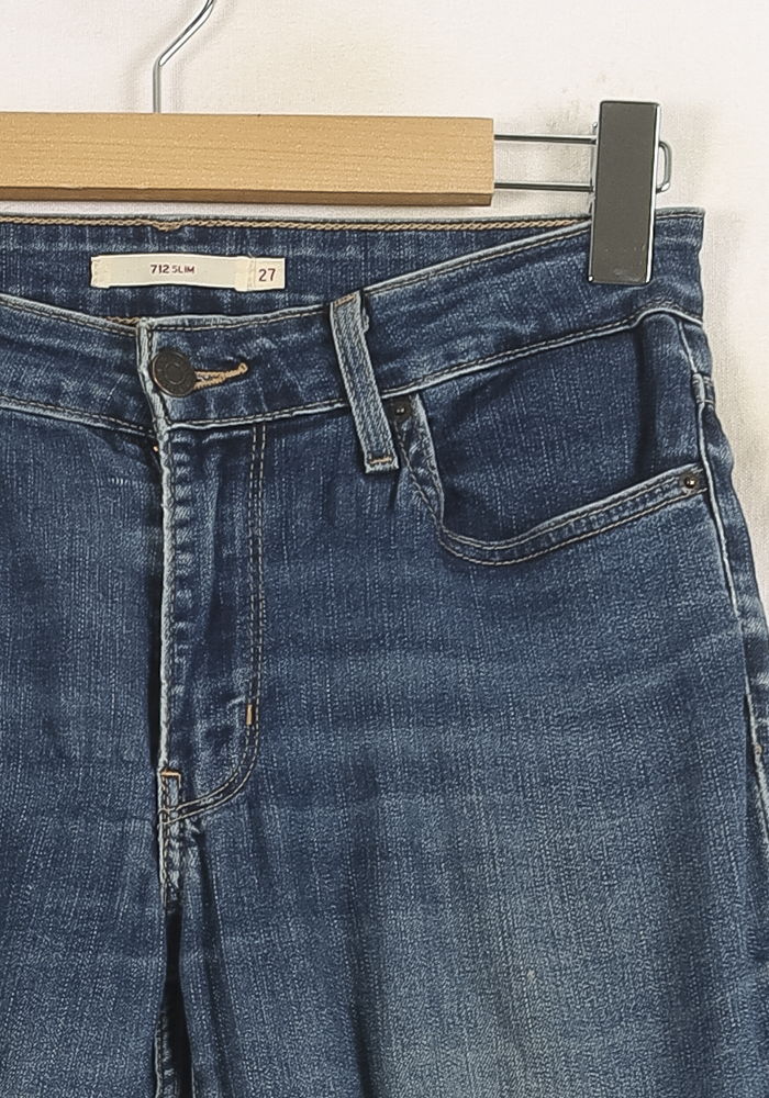 Jean Slim Bleu - Taille M/38 de la marque Levi's | PARAD60722 - Vendu par Paradigme - Image 3