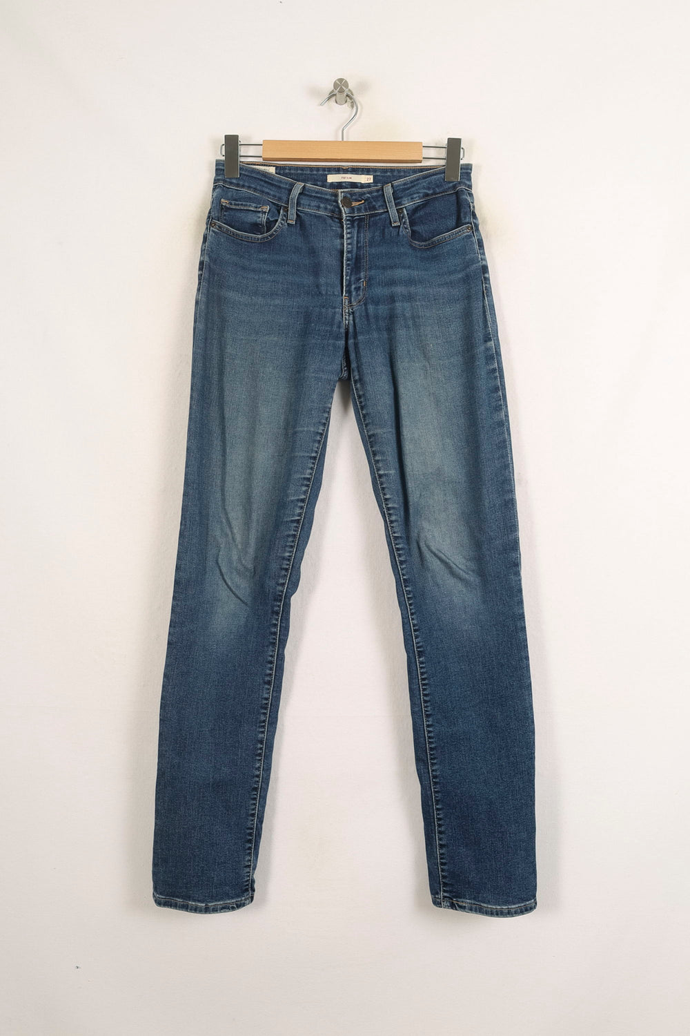 Jean Slim Bleu - Taille M/38 de la marque Levi's | PARAD60722 - Vendu par Paradigme - Image 2