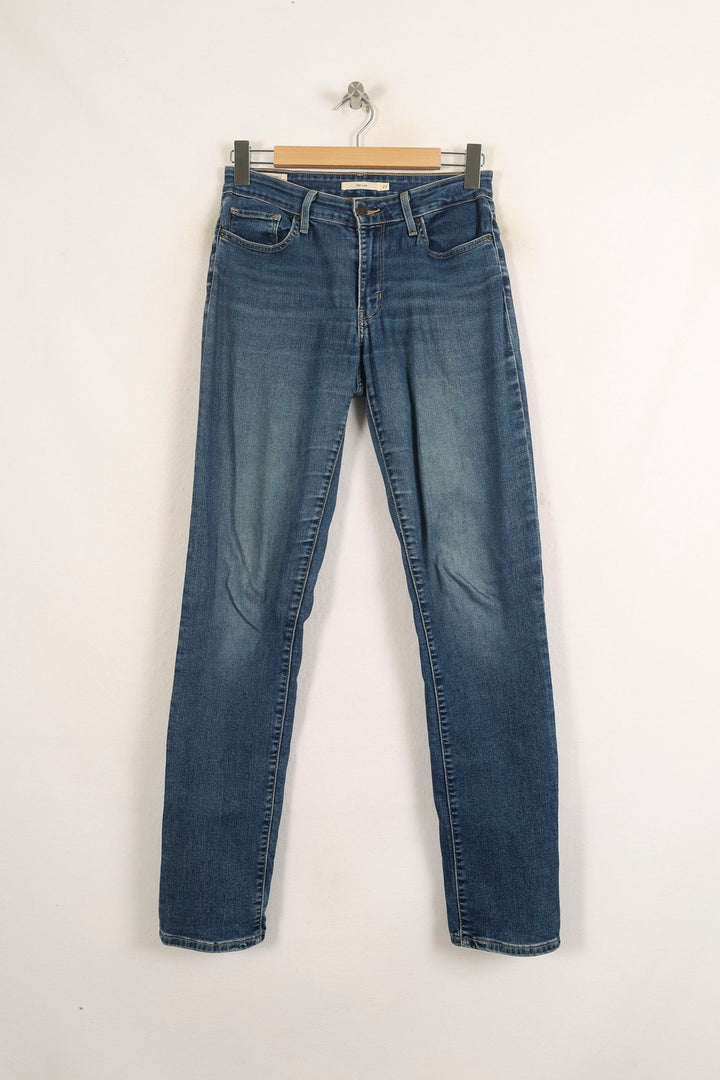 Jean Slim Bleu - Taille M/38 de la marque Levi's | PARAD60722 - Vendu par Paradigme - Image 2