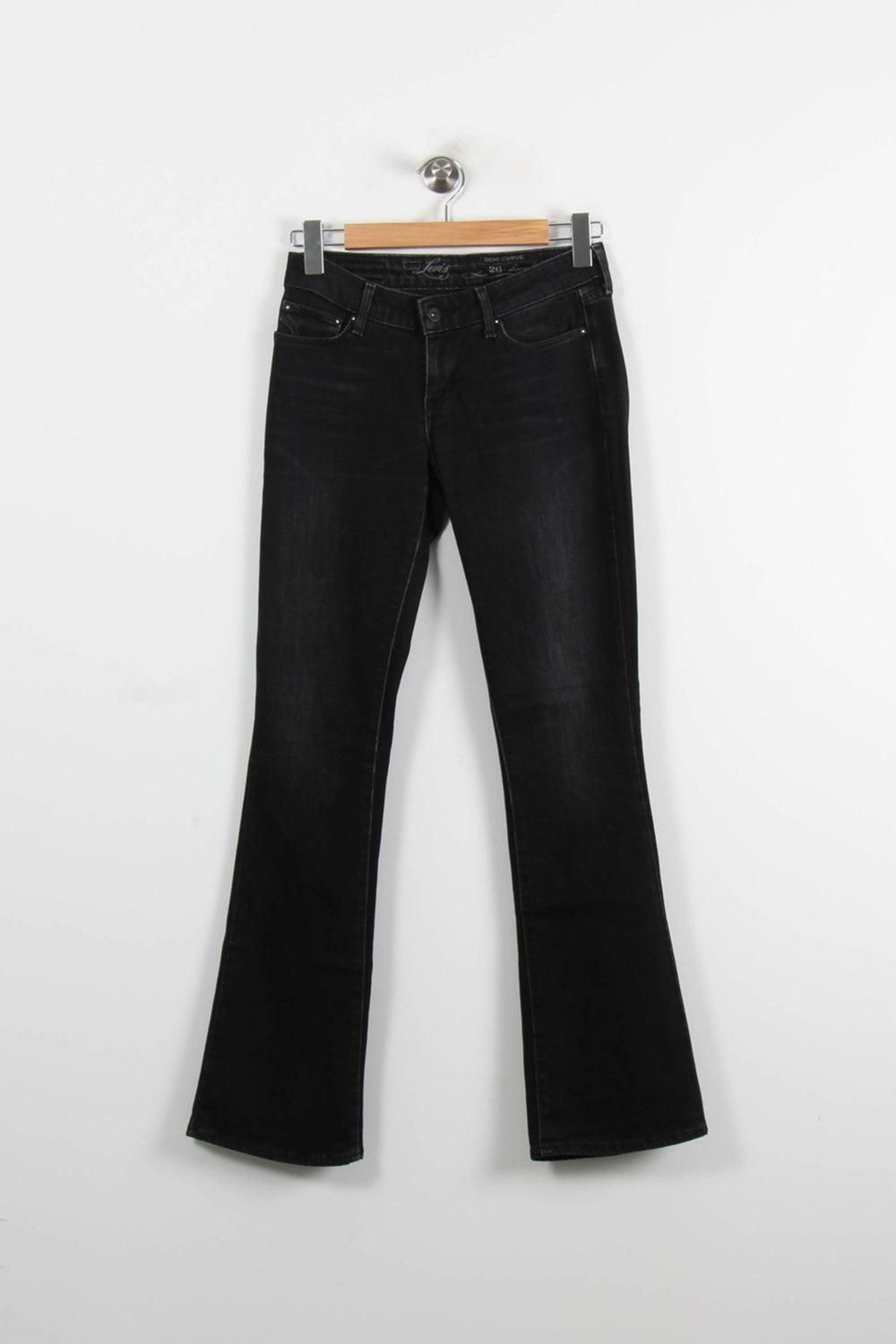 Jean Évasé Noir - Taille S/36 de la marque Levi's | PARAD60723 - Vendu par Paradigme - Image 2