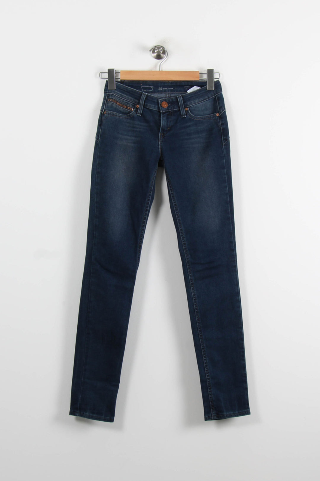 Jean Skinny Bleu - Taille S/36 de la marque Levi's | PARAD60724 - Vendu par Paradigme - Image 2