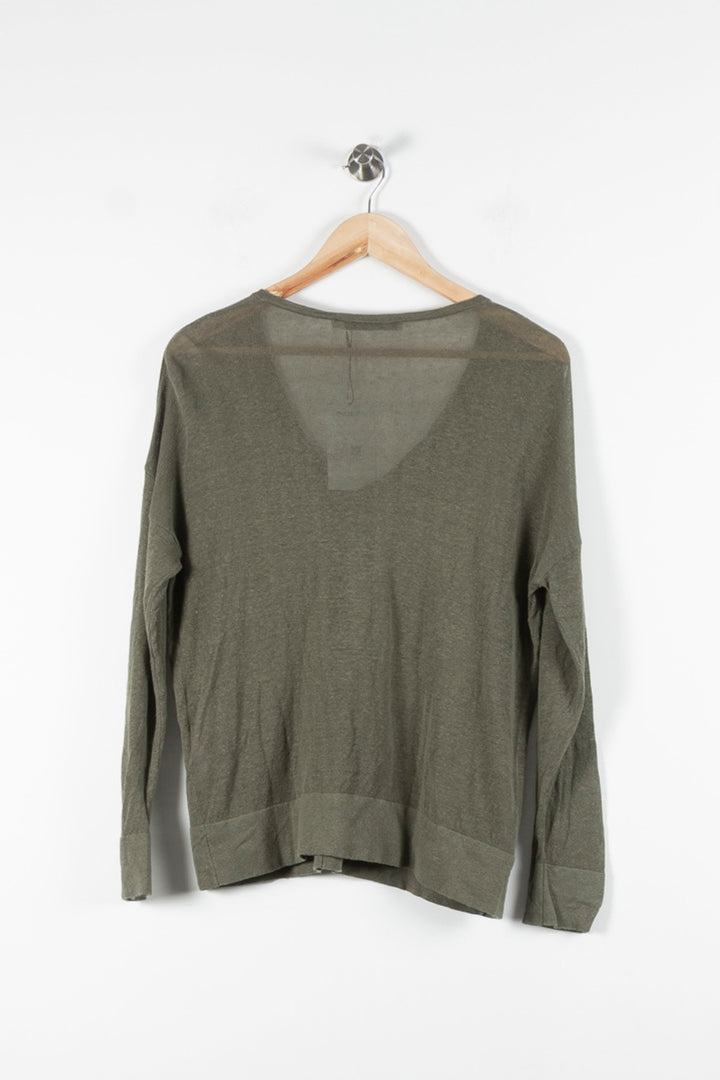 Pull Vert - Taille S/36 de la marque La Fée Maraboutée | PARAD60730 - Vendu par Paradigme - Image 4