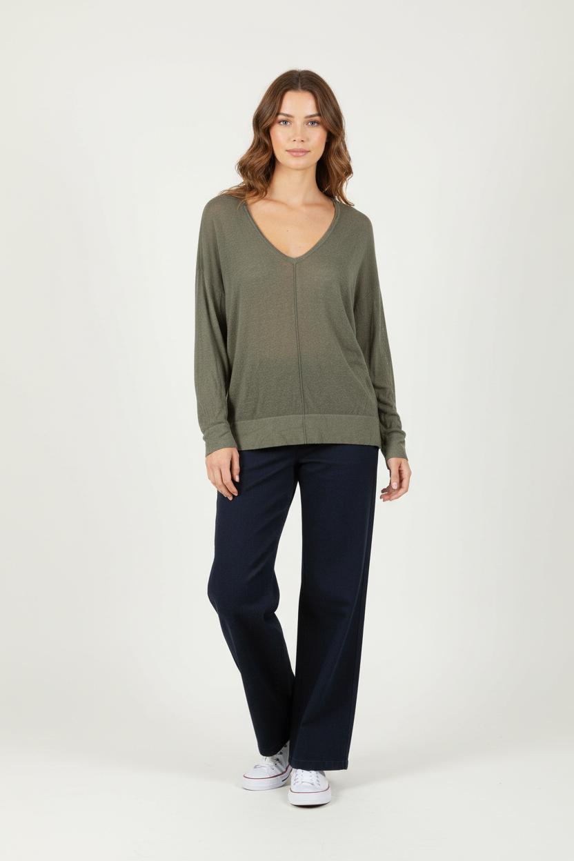 Pull Vert - Taille S/36 de la marque La Fée Maraboutée | PARAD60730 - Vendu par Paradigme - Image 1