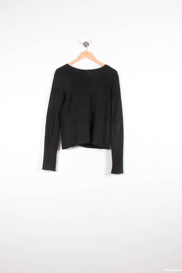 Cardigan Noir - Taille M/38 de la marque IKKS | PARAD60735 - Vendu par Paradigme - Image 4