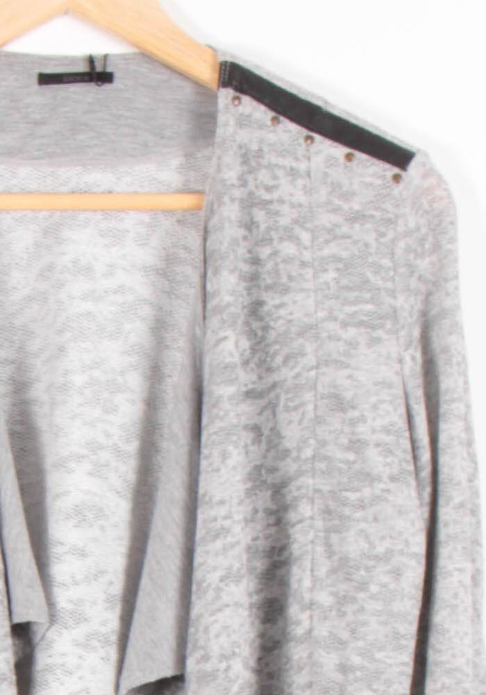 Cardigan Gris - Taille M/38 de la marque IKKS | PARAD60737 - Vendu par Paradigme - Image 3