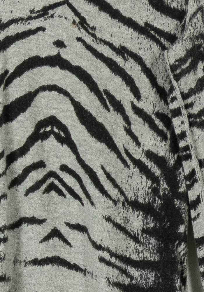 Pull Gris et Noir - Taille S/36 de la marque IKKS | PARAD60740 - Vendu par Paradigme - Image 3