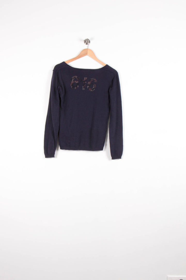 Pull Bleu - Taille M/38 de la marque IKKS | PARAD60741 - Vendu par Paradigme - Image 4