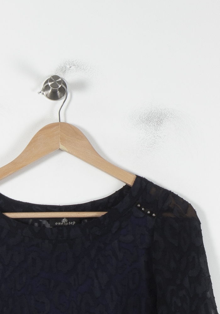 Blouse Bleue - Taille XS/34 de la marque One Step | PARAD60745 - Vendu par Paradigme - Image 3