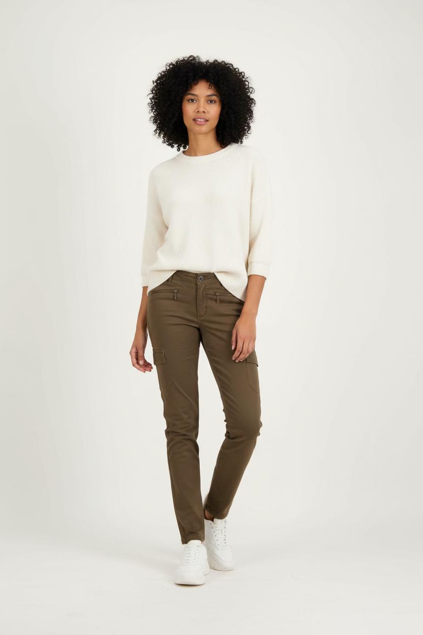 Pantalon Cargo Vert - Taille XS/34 de la marque I.Code | PARAD60750 - Vendu par Paradigme - Image 1