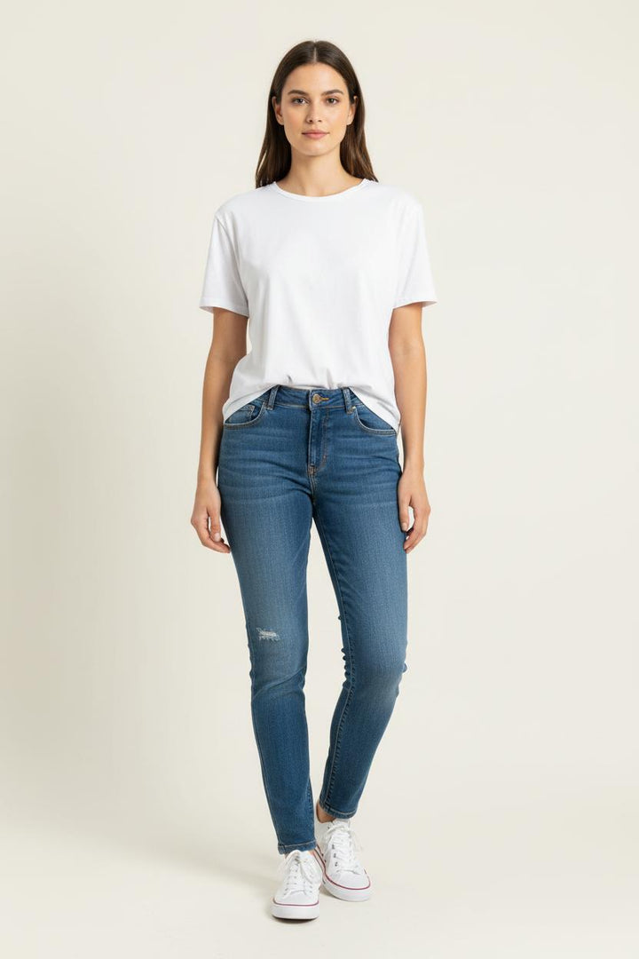 Jean Slim Bleu - Taille M/38 de la marque Sud express | PARAD60766 - Vendu par Paradigme - Image 1