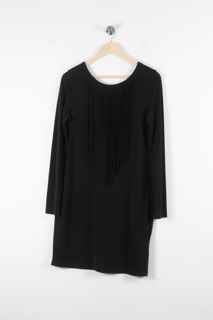 Robe Noire - Taille S/36 de la marque La Fée Maraboutée | PARAD60773 - Vendu par Paradigme - Image 2