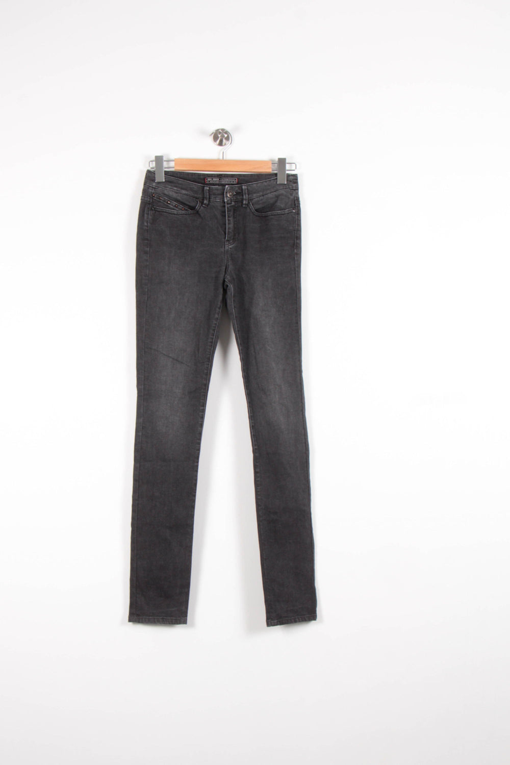 Jean Skinny Gris - Taille S/36 de la marque IKKS | PARAD60774 - Vendu par Paradigme - Image 2