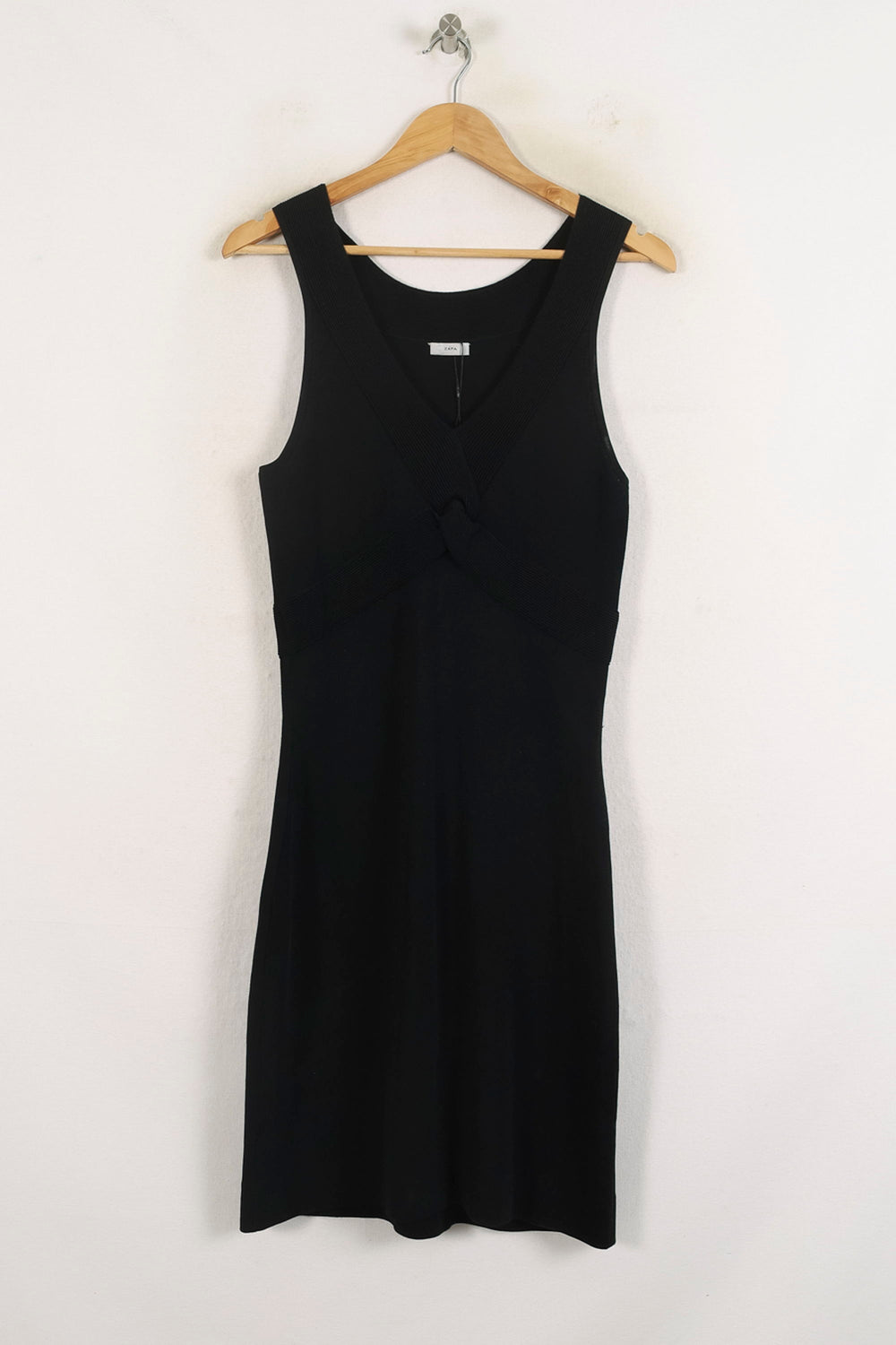 Robe Midi Noire - Taille M/38 de la marque ZAPA | PARAD60776 - Vendu par Paradigme - Image 2