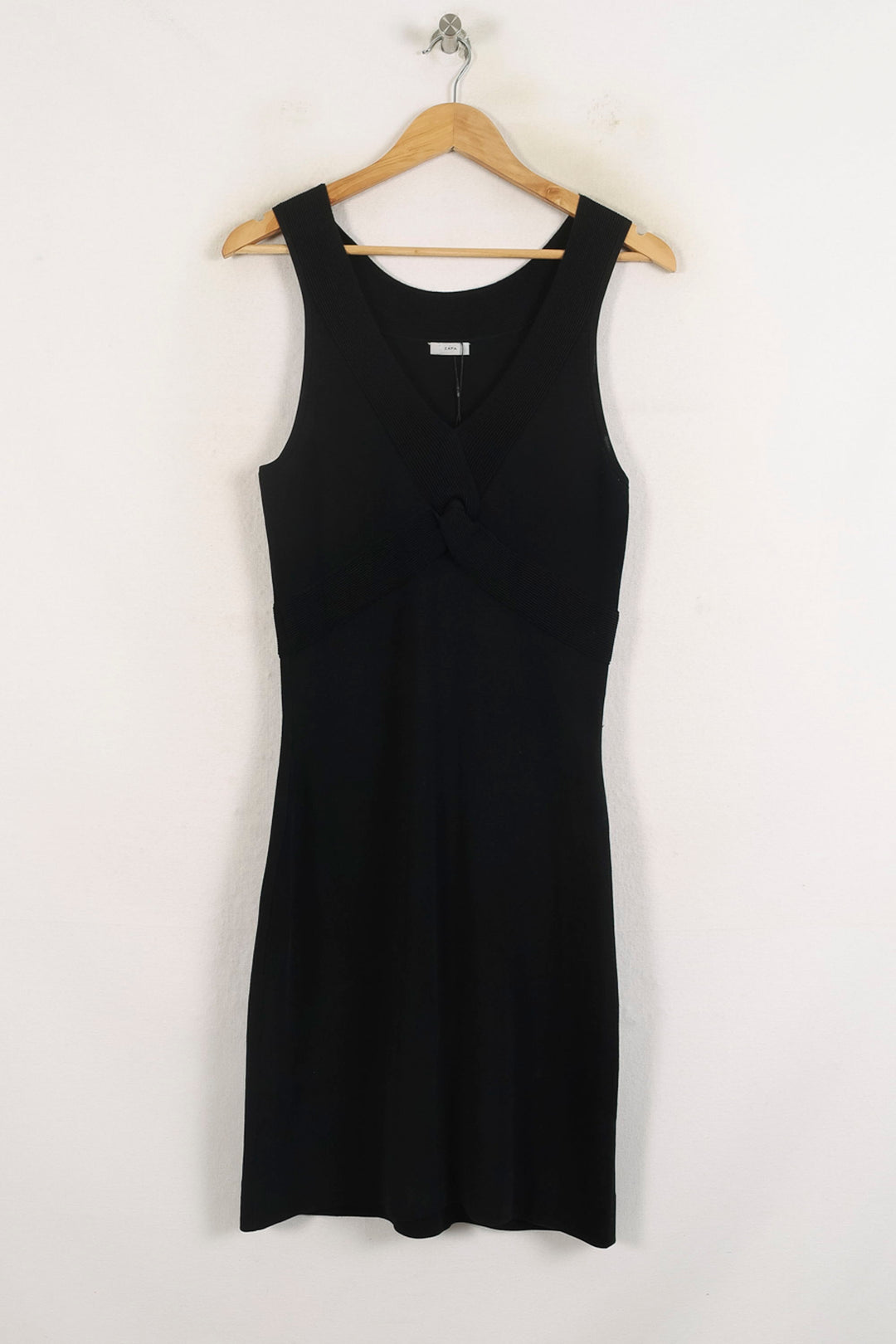 Robe Midi Noire - Taille M/38 de la marque ZAPA | PARAD60776 - Vendu par Paradigme - Image 2