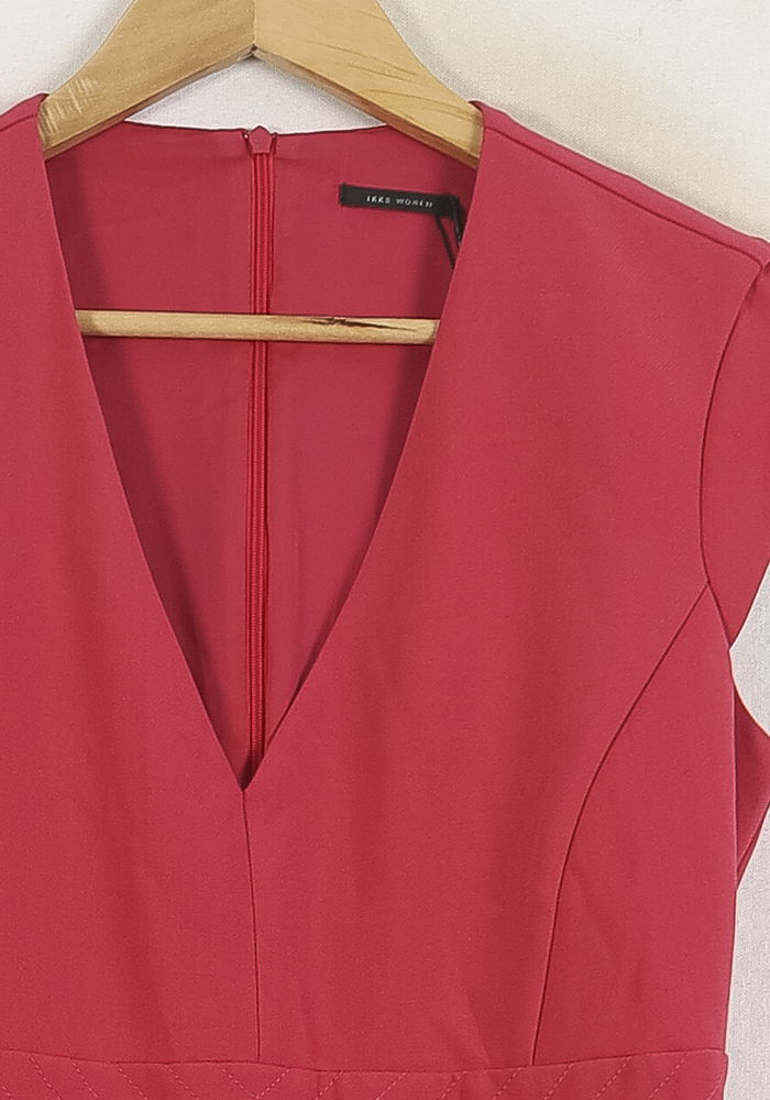 Robe Courte Rose - Taille M/38 de la marque IKKS | PARAD60781 - Vendu par Paradigme - Image 3