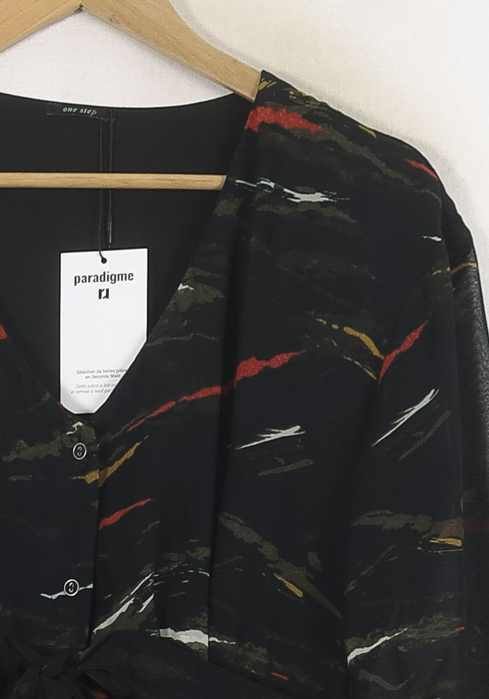 Robe Longue Multicolore - Taille S/36 de la marque One Step | PARAD60782 - Vendu par Paradigme - Image 3