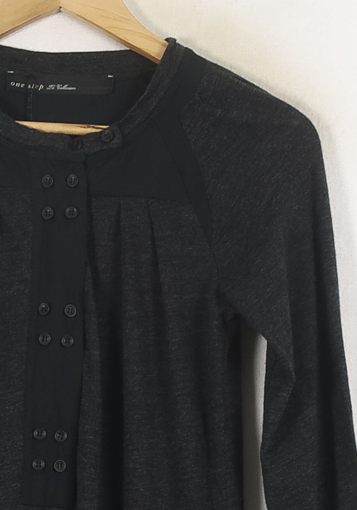 Robe Courte Grise - Taille S/36 de la marque One Step | PARAD60783 - Vendu par Paradigme - Image 3