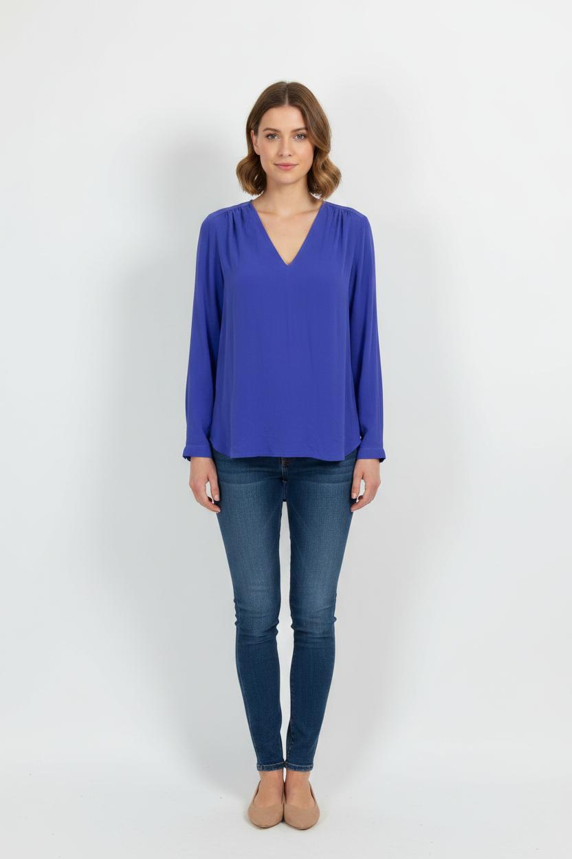 Blouse Violette - Taille L/40 de la marque Comptoir des Cotonniers | PARAD60786 - Vendu par Paradigme - Image 1