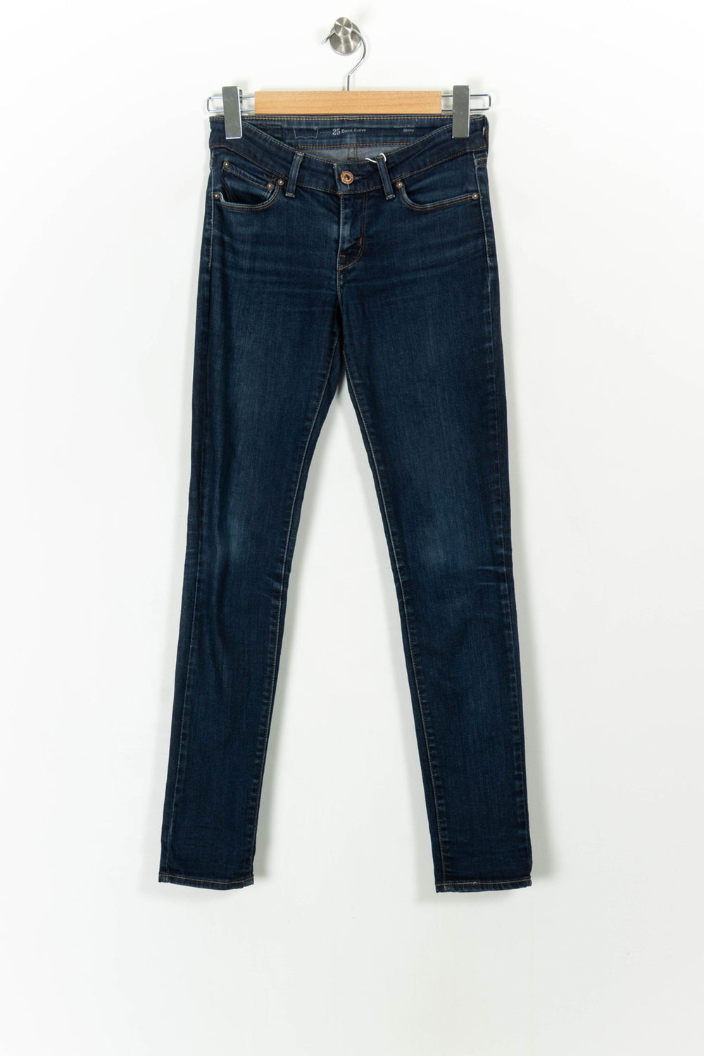 Jean Skinny Bleu - Taille S/36 de la marque Levi's | PARAD60789 - Vendu par Paradigme - Image 2