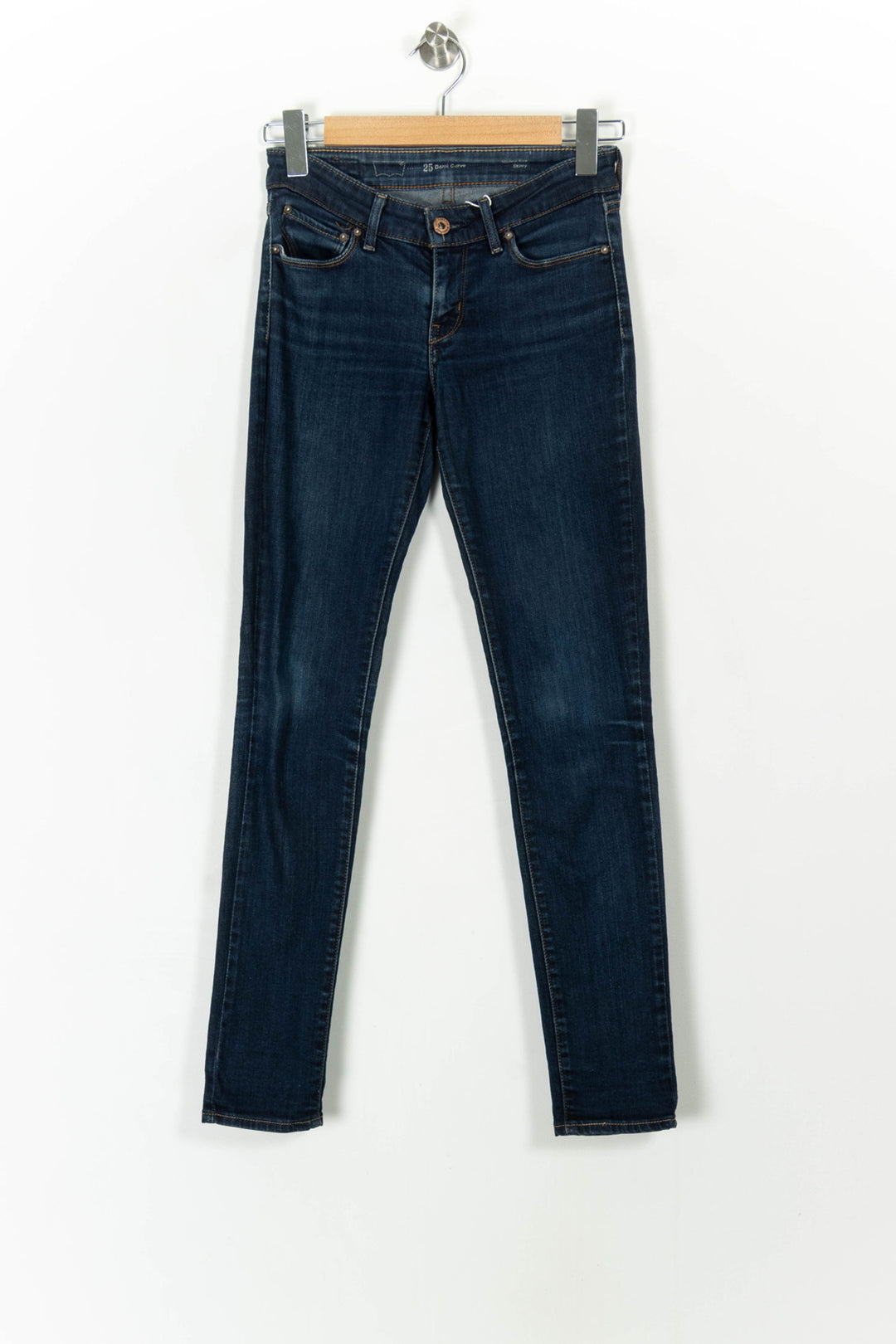 Jean Skinny Bleu - Taille S/36 de la marque Levi's | PARAD60789 - Vendu par Paradigme - Image 2
