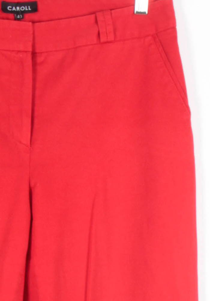 Pantalon Rouge - Taille L/40 de la marque Caroll | PARAD60792 - Vendu par Paradigme - Image 3