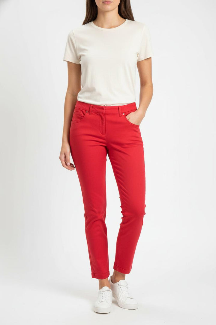 Pantalon Rouge - Taille L/40 de la marque Caroll | PARAD60792 - Vendu par Paradigme - Image 1