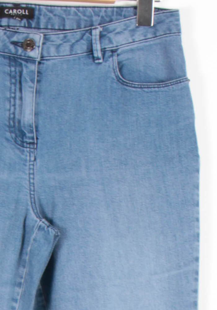 Jean Brodé Bleu - Taille L/40 de la marque Caroll | PARAD60794 - Vendu par Paradigme - Image 3